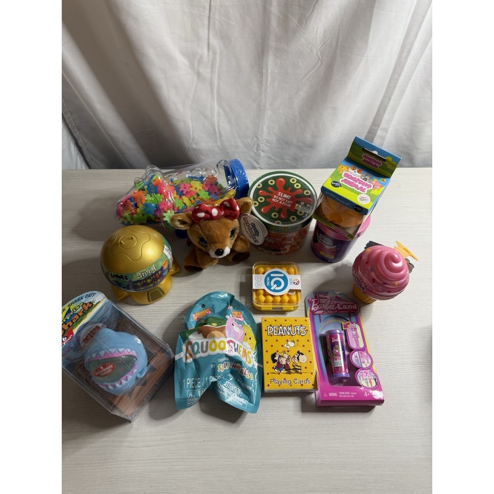 12 Mixed Toys Lot Scented Yum Yumz Cookeez Slime Kinetic Sand Games New